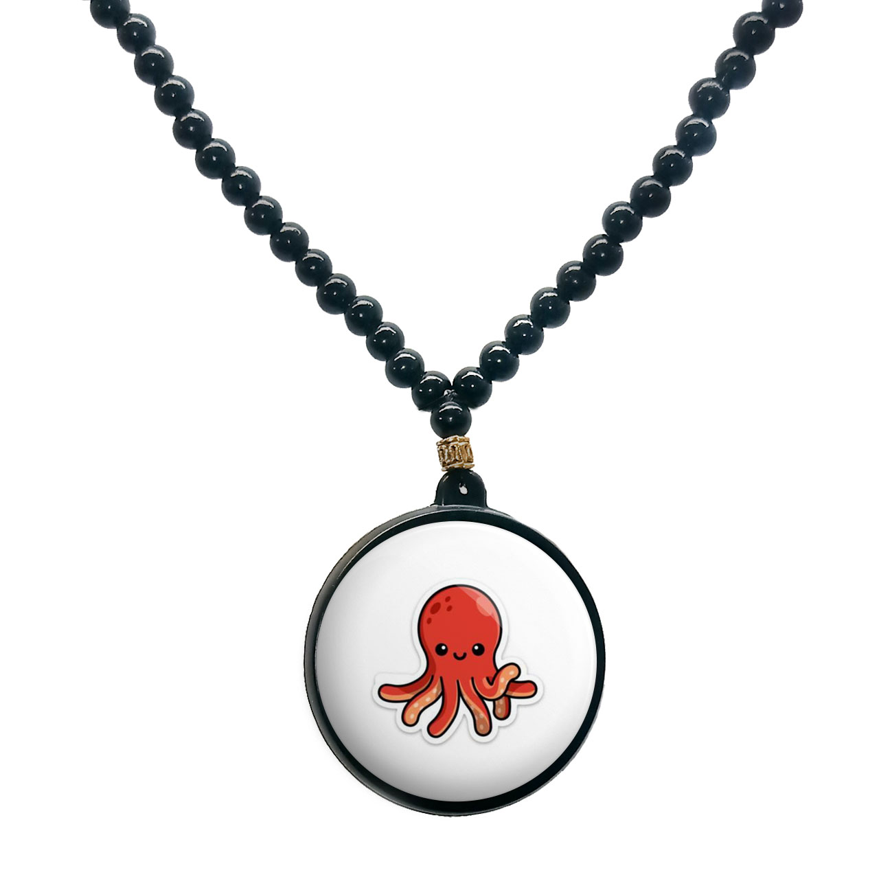 گردنبند پرمانه طرح حیوانات کیوت کد pmd.21438 مدل دو طرفه