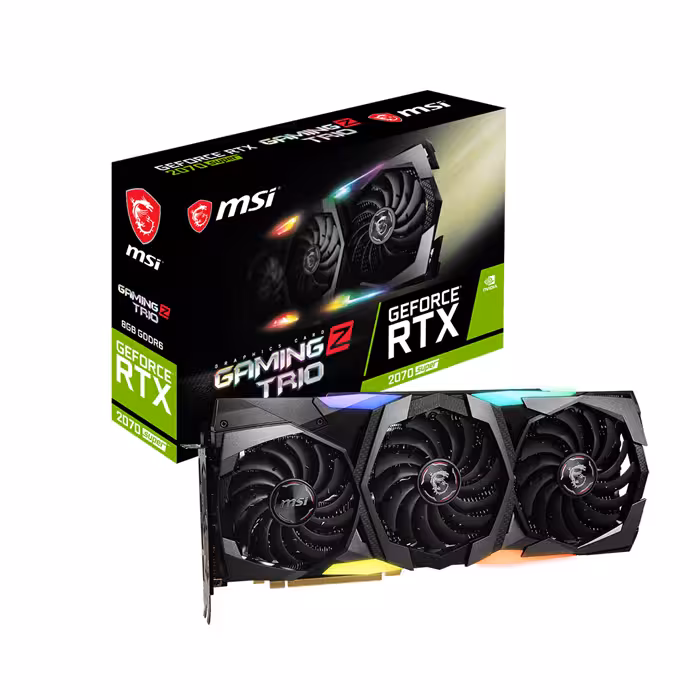 کارت گرافیک ام اس آی مدل RTX 2070 Super Gaming Z Trio حافظه 8 گیگابایت