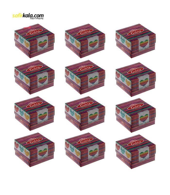 دستمال کاغذی 50 برگ گلریز مدل بافتینه بسته 12 عددی