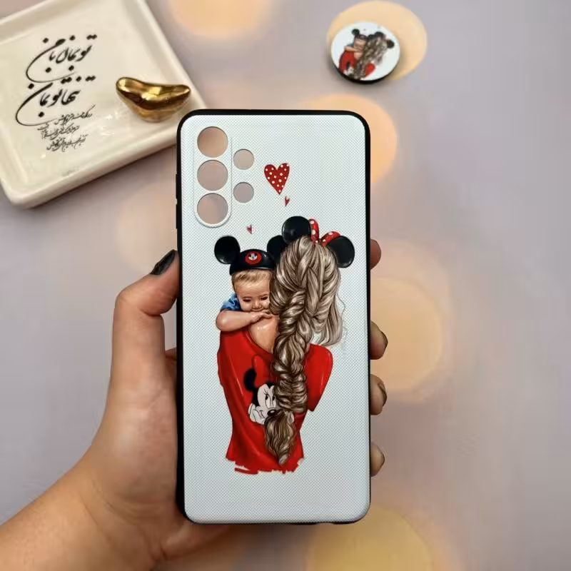 قاب گوشی Galaxy A13 4G سامسونگ طرح برجسته فانتزی پاپ سوکت دار کد 36939