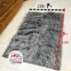 پادری تیگران مفشوو مدل خز پرزبلند سایز 40 × 60 سانتی متر 