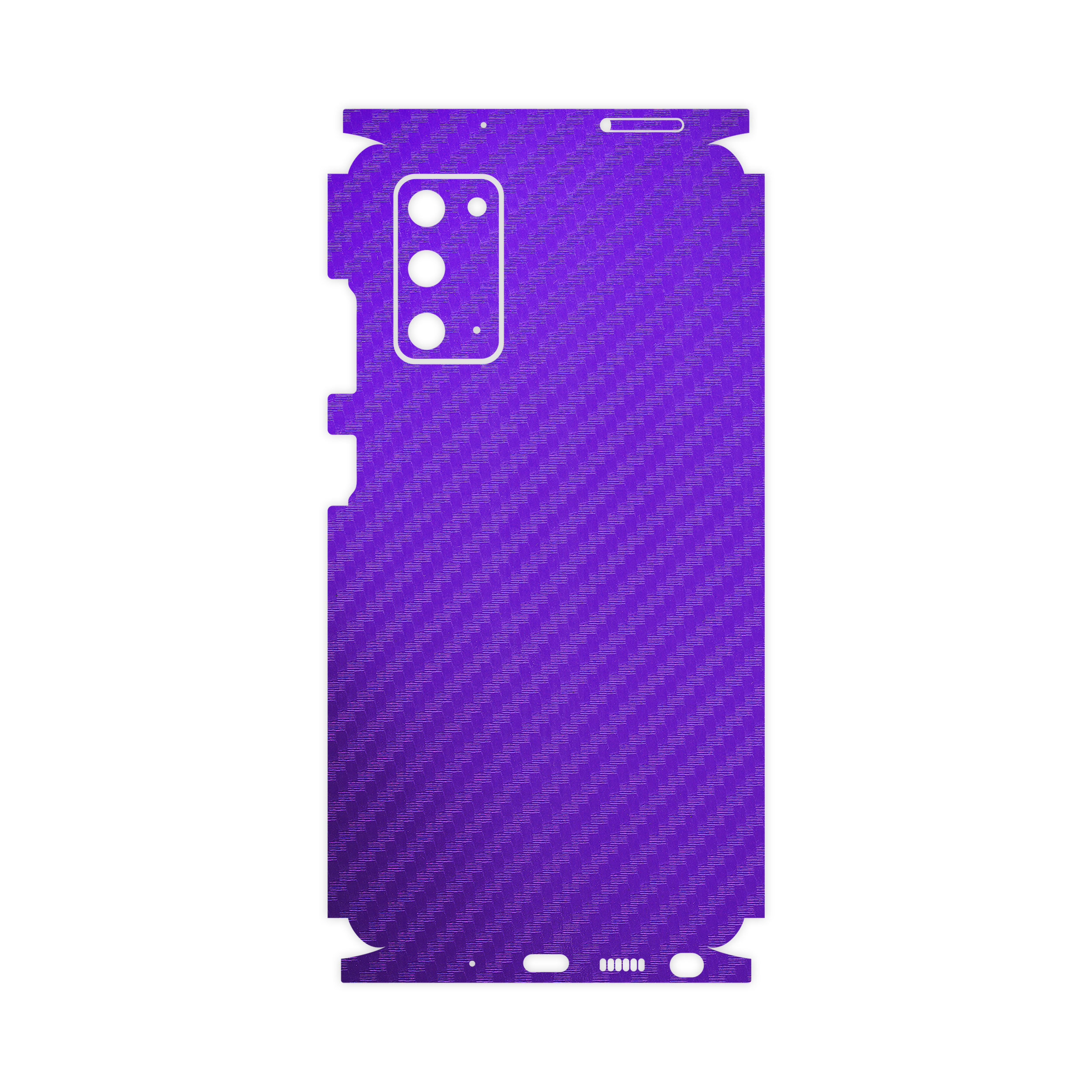 برچسب پوششی ماهوت مدل Full skin-Purple-Fiber مناسب برای گوشی موبایل سامسونگ Galaxy Note20