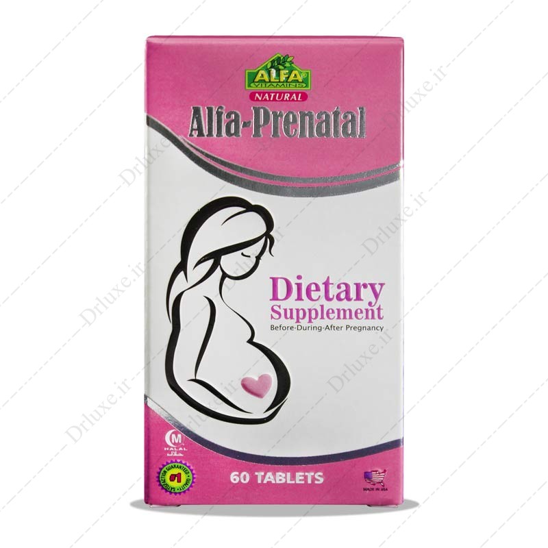 مشخصات، قیمت و خرید قرص آلفا پریناتال آلفا ویتامینز  60 عدد- داروخانه انلاین دکترلوکس
