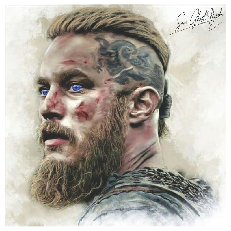 تابلو شاسی مدل لرد رگنار لودبروک وایکینگ | دنیای قاب