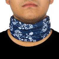 دستمال سر و گردن کوهنوردی اسکارف تابستانی طرحدار هد گیر ABS | سرمه ای/سفید