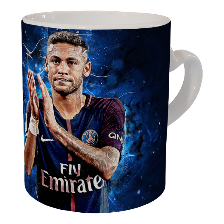 ماگ مدل دسته قلبی طرح نیمار کد 50