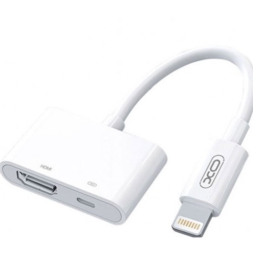 تبدیل لایتنینگ اتصال همزمان شارژر و HDMI ایکس او XO-HUB005 LIGHTNING TO HDMI