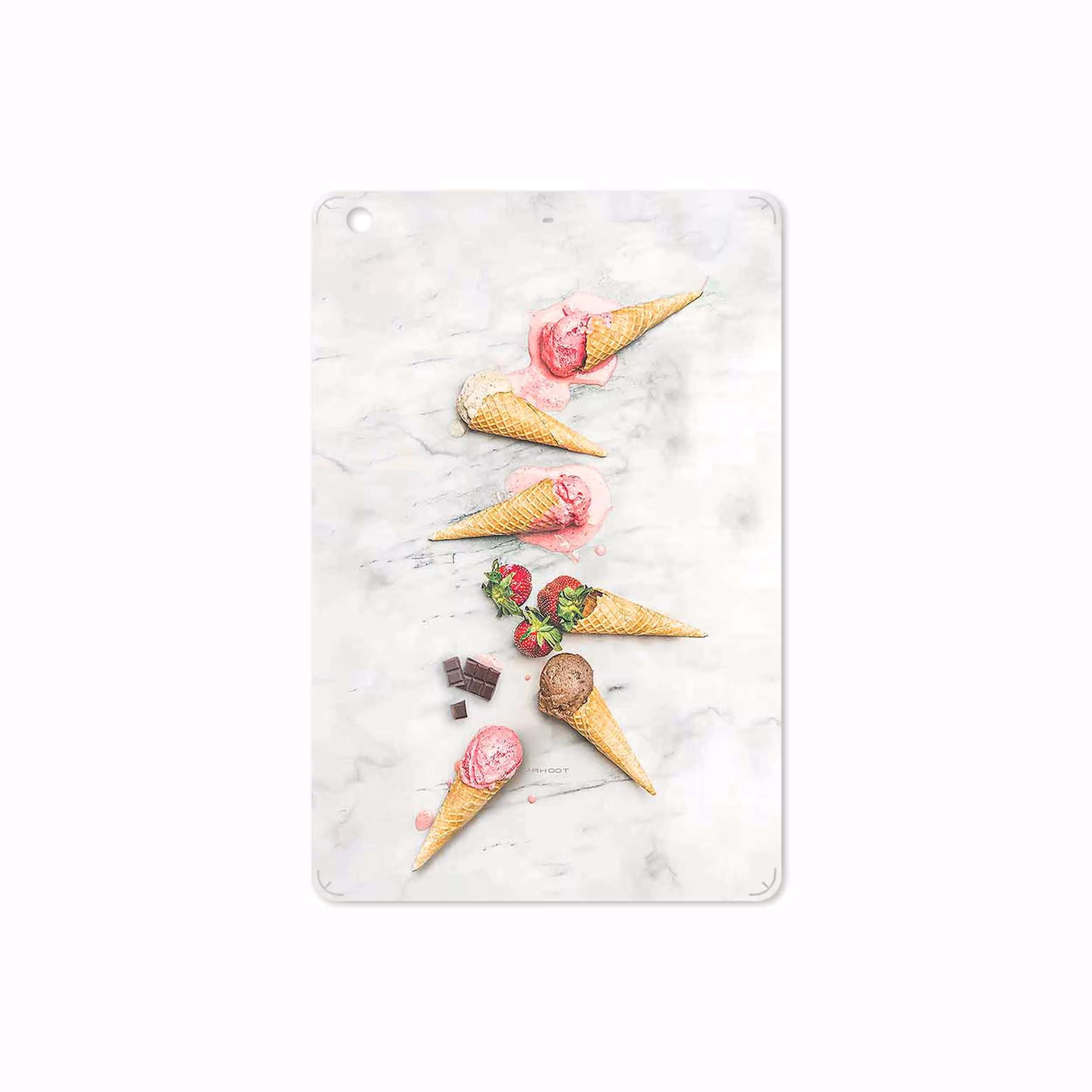 برچسب پوششی ماهوت مدل Funnel ice cream مناسب برای تبلت اپل iPad mini 2 2013 A1489