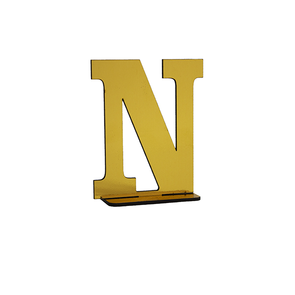 استند رومیزی تزیینی طرح حرف N