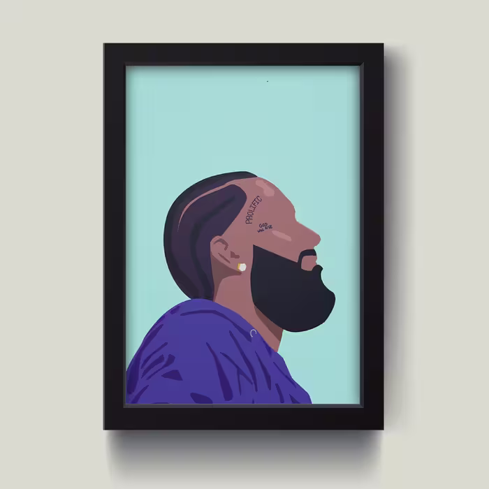 تابلو مدل Nipsey Hussle نیپسی هاسل کد S1424-b