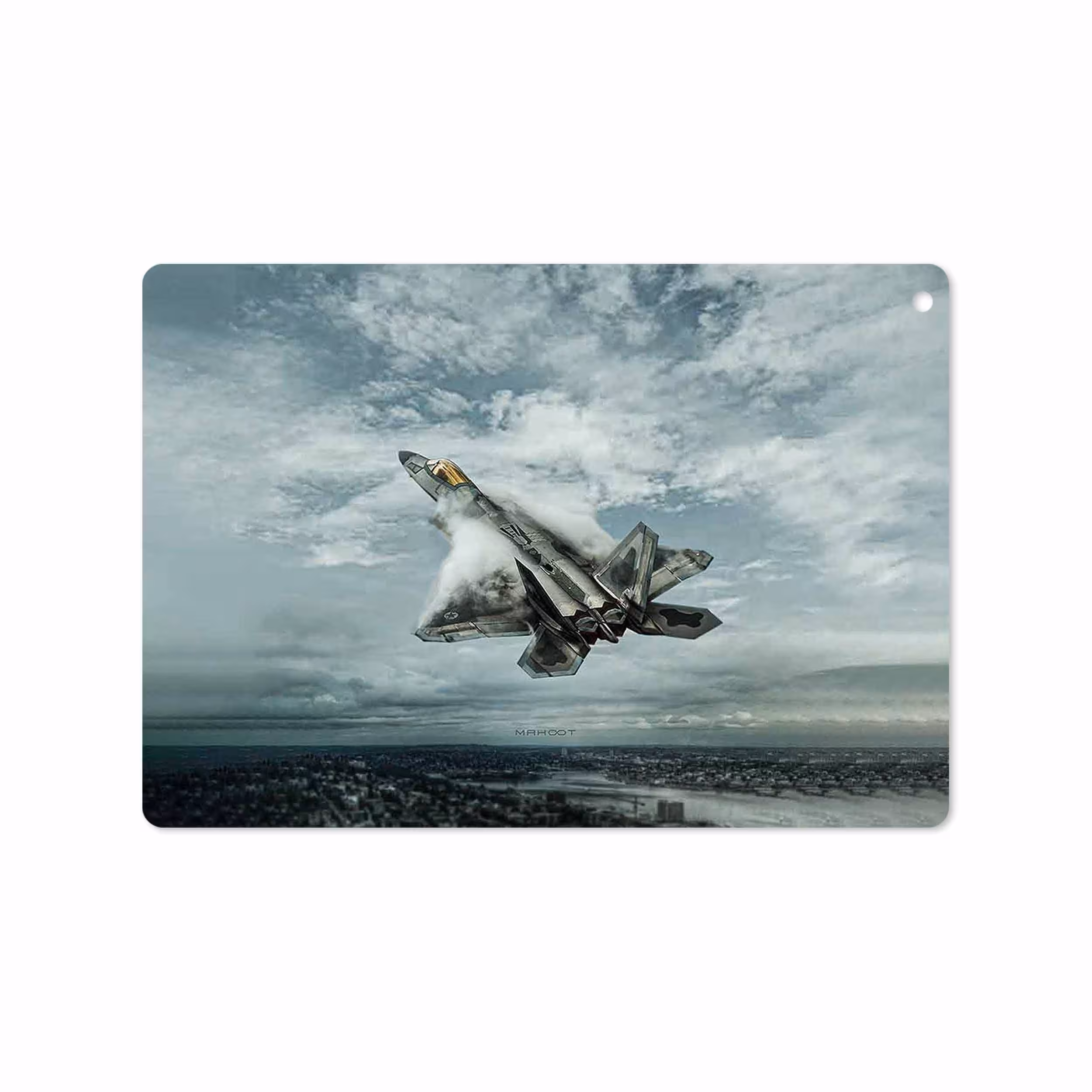 برچسب پوششی ماهوت مدل F-22 Raptor مناسب برای تبلت اپل iPad 9.7 (GEN 5) 2017 A1822
