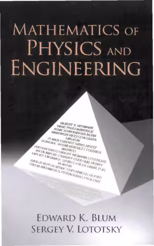 خرید و دانلود نسخه کامل کتاب Mathematics of physics and engineering