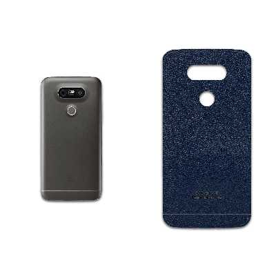 برچسب پوششی ماهوت مدل Deep-Blue-Leather مناسب برای گوشی موبایل ال جی G5