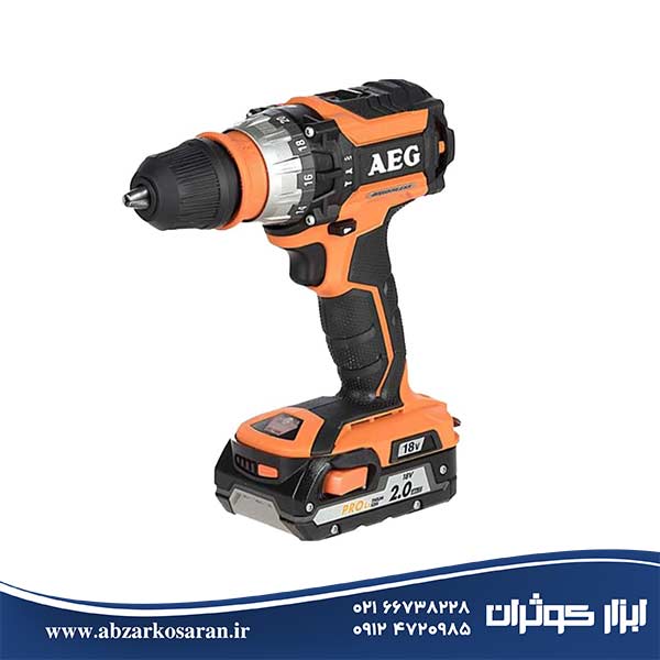 دریل شارژی چکشی AEG مدل BSB18C2LI-202