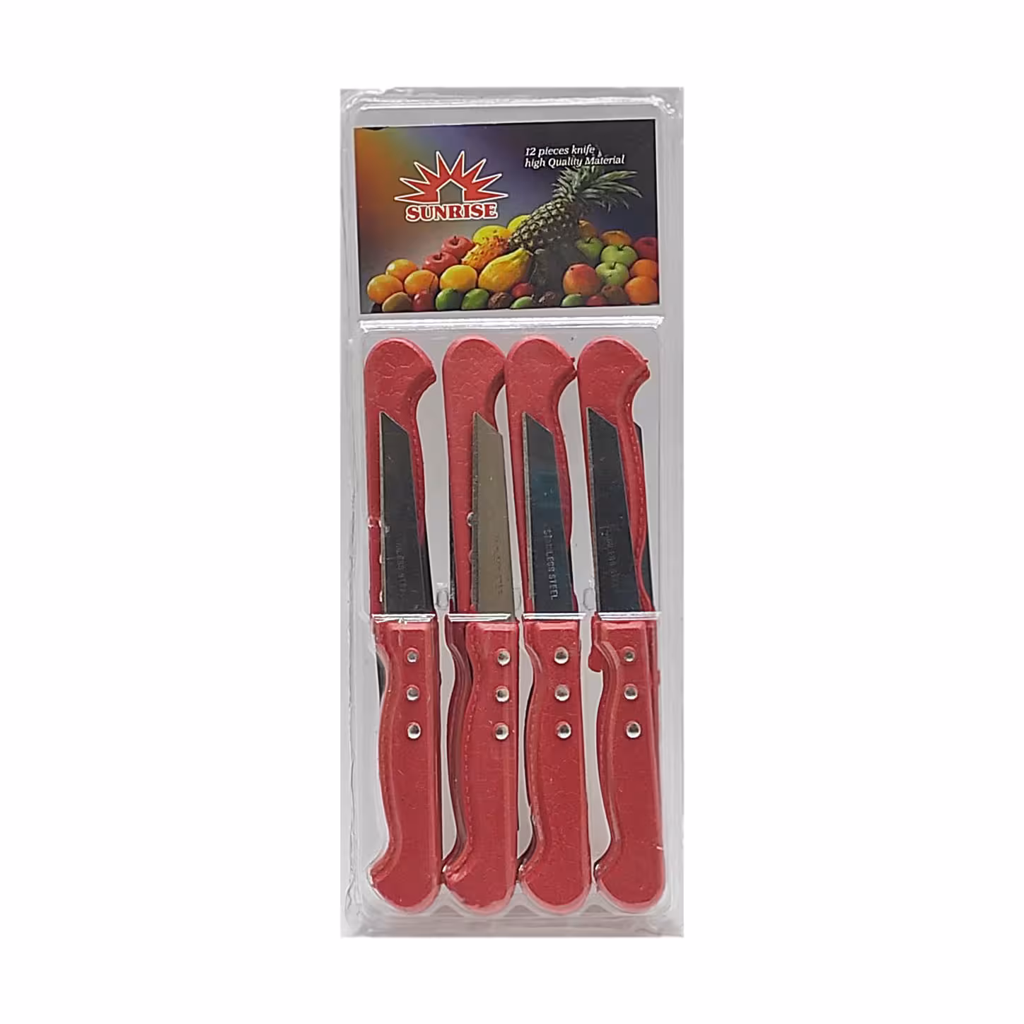 کارد میوه خوری سان رایز کد 152038 بسته 12 عددی