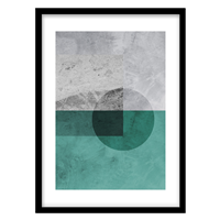 قیمت و خرید تابلو دکوراتیو مدل نقاشی اَشکال انتزاعی کد 0789