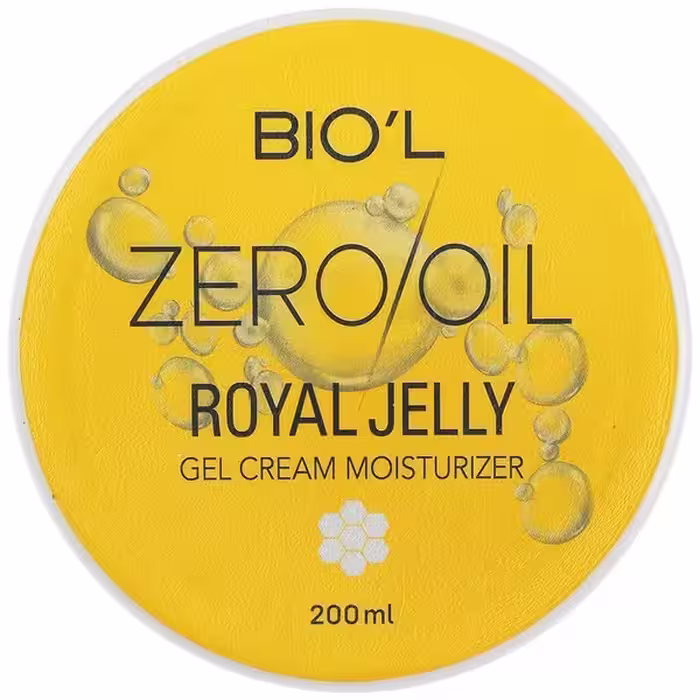 بیول ژل کرم آبرسان حاوی عصاره ژل رویال انواع پوست مخصوصا چرب 200 میل ZERO OIL ROYAL JELLY