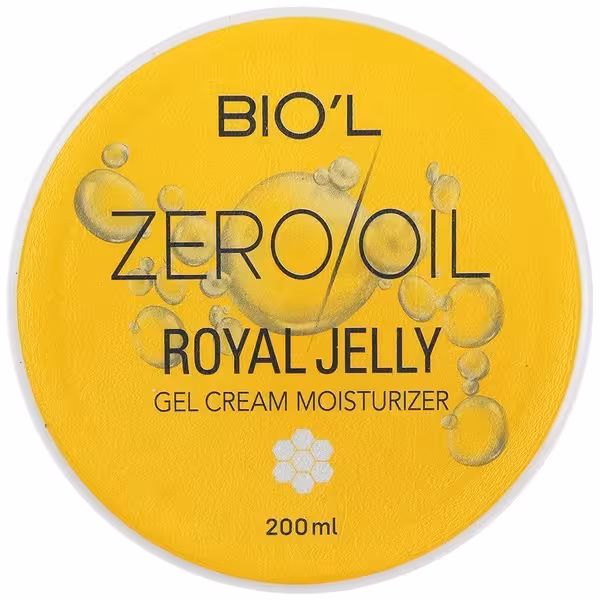 بیول ژل کرم آبرسان حاوی عصاره ژل رویال انواع پوست مخصوصا چرب 200 میل ZERO OIL ROYAL JELLY