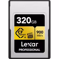 خرید کارت حافظه Lexar 320GB CFexpress Type A Card GOLD Series با بهترین قیمت
