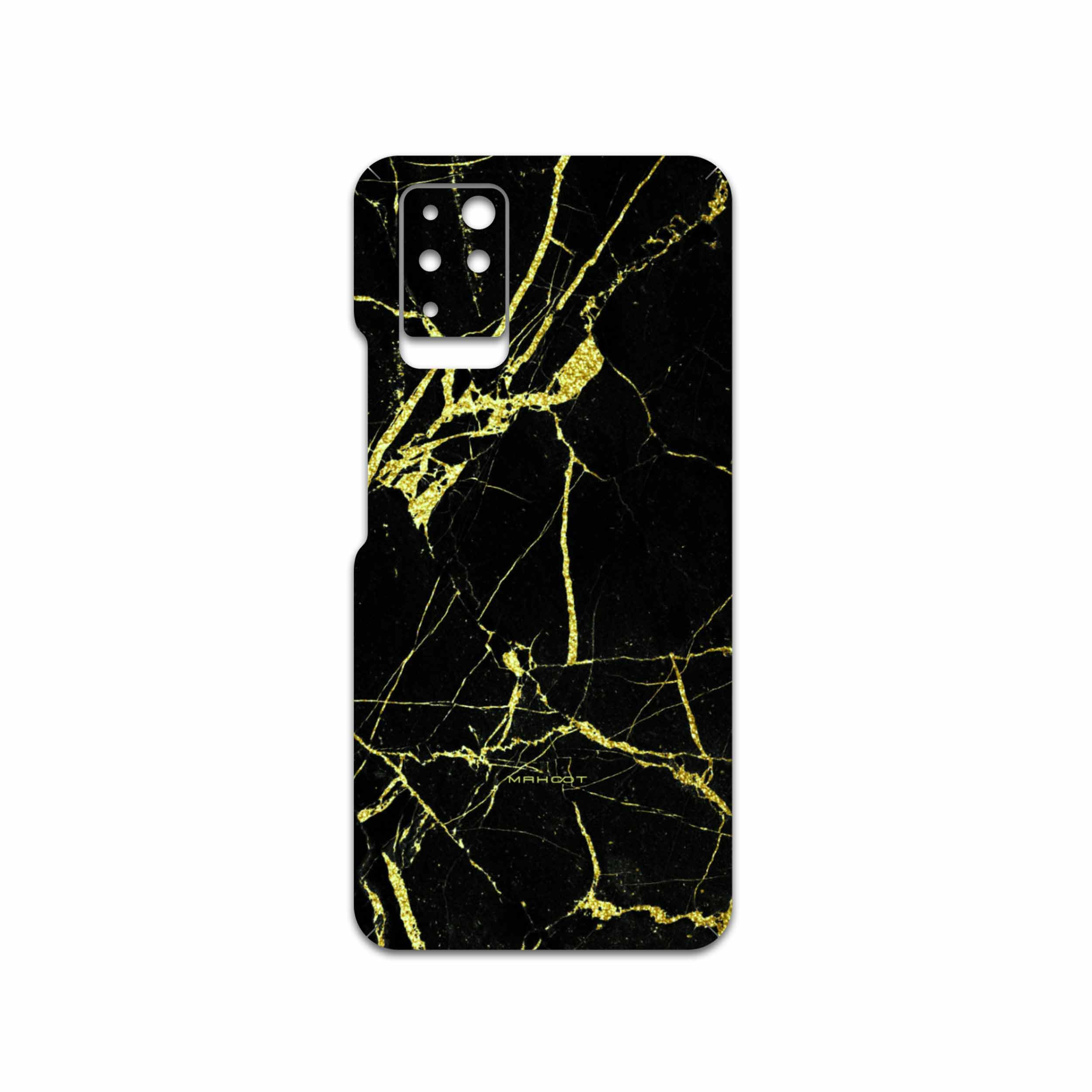 برچسب پوششی ماهوت مدل Graphite-Gold-Marble مناسب برای گوشی موبایل اینفینیکس Note 10