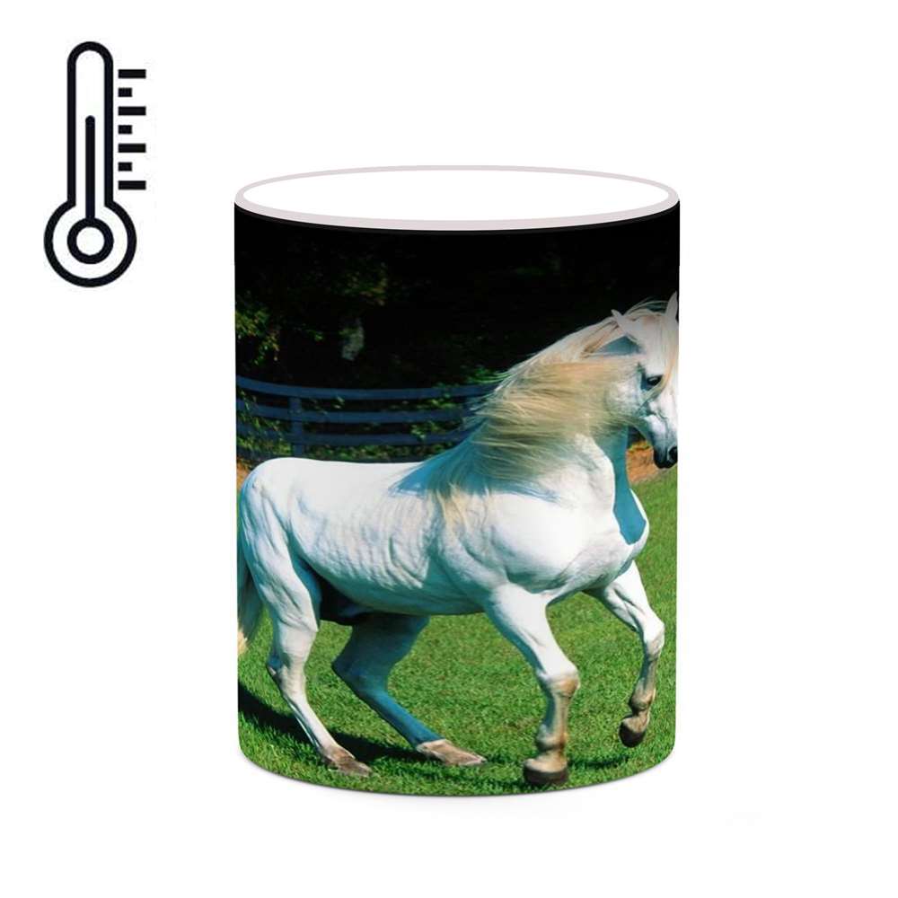 ماگ حرارتی کاکتی طرح اسب مدل mgh24164