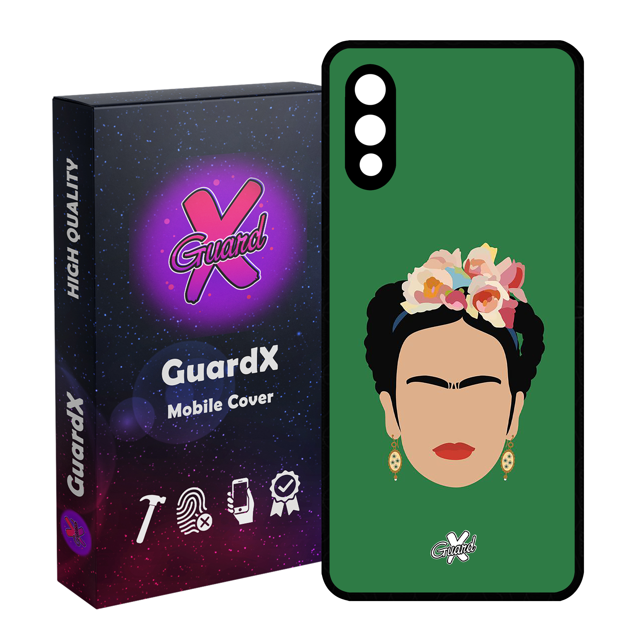 کاور گارد ایکس طرح Frida مدل Glass10133 مناسب برای گوشی موبایل سامسونگ Galaxy A02 / M02