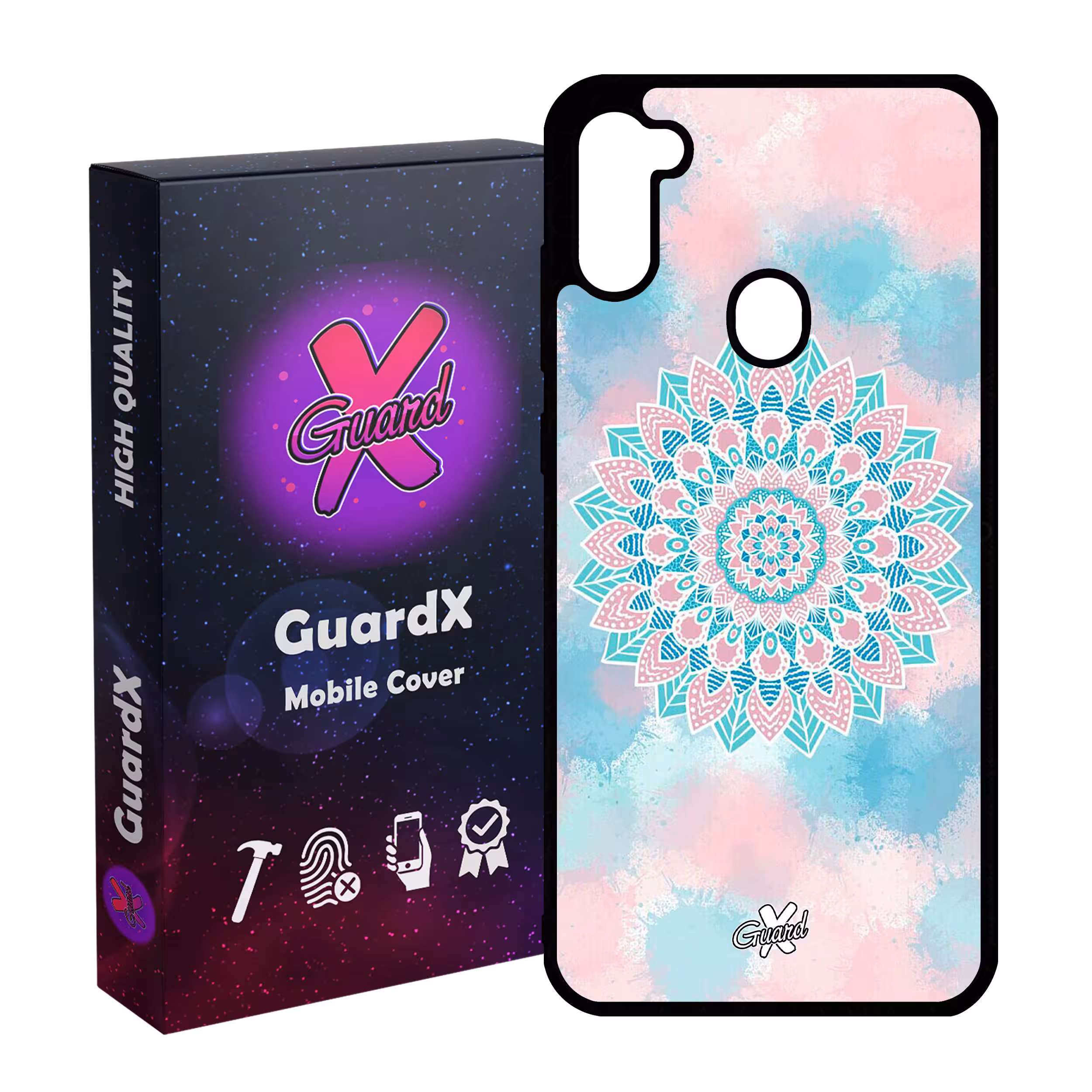 کاور گارد ایکس طرح ماندالا مدل Glass10065 مناسب برای گوشی موبایل سامسونگ Galaxy A11 / M11