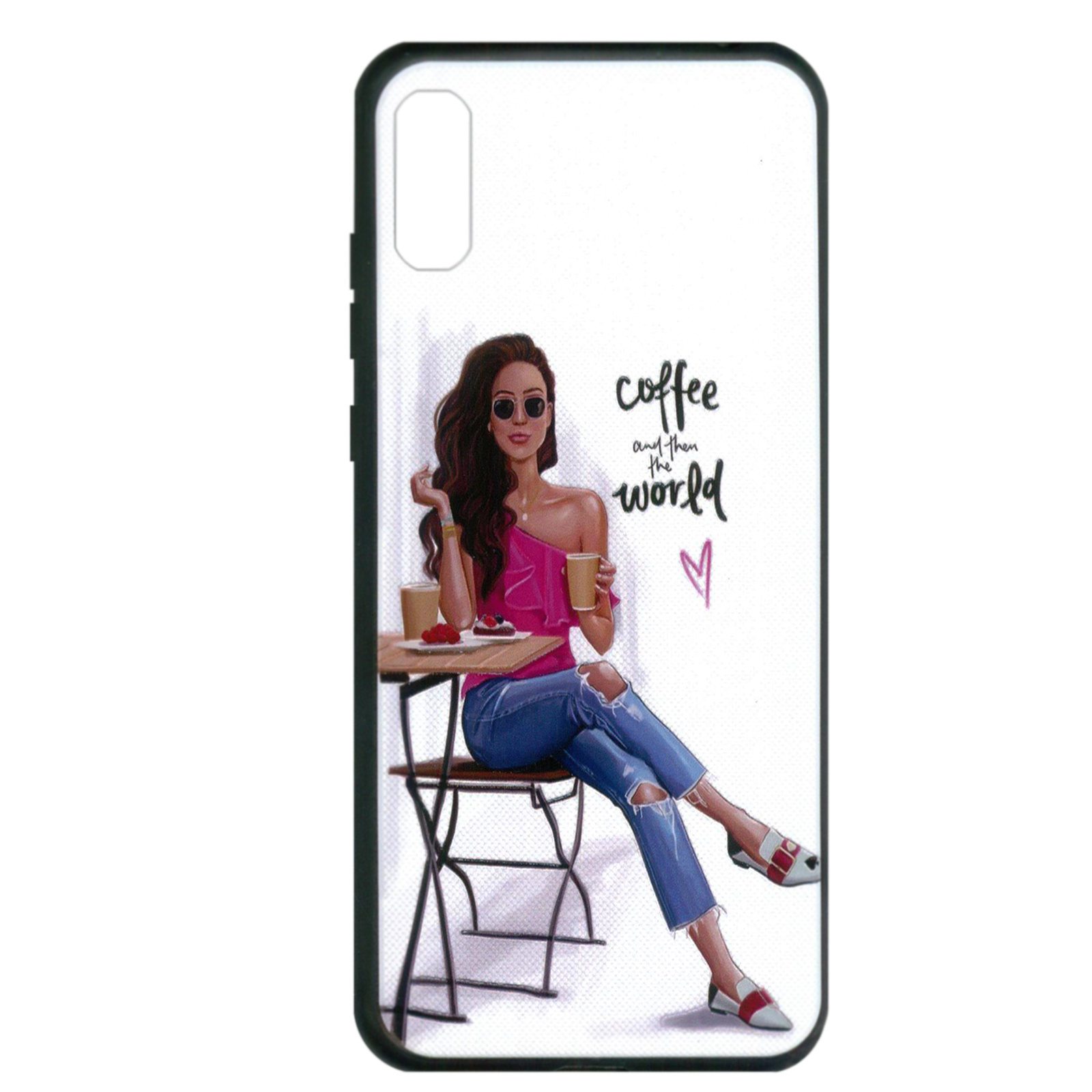 کاور طرح girl کد 748 مناسب برای گوشی موبایل هوآوی Y6 2019