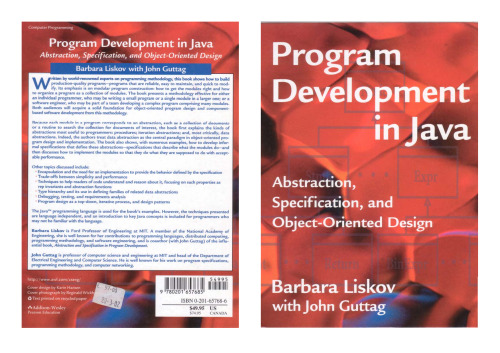 خرید و دانلود نسخه کامل کتاب Program Development in Java: Abstraction, Specification, and Object-Oriented Design