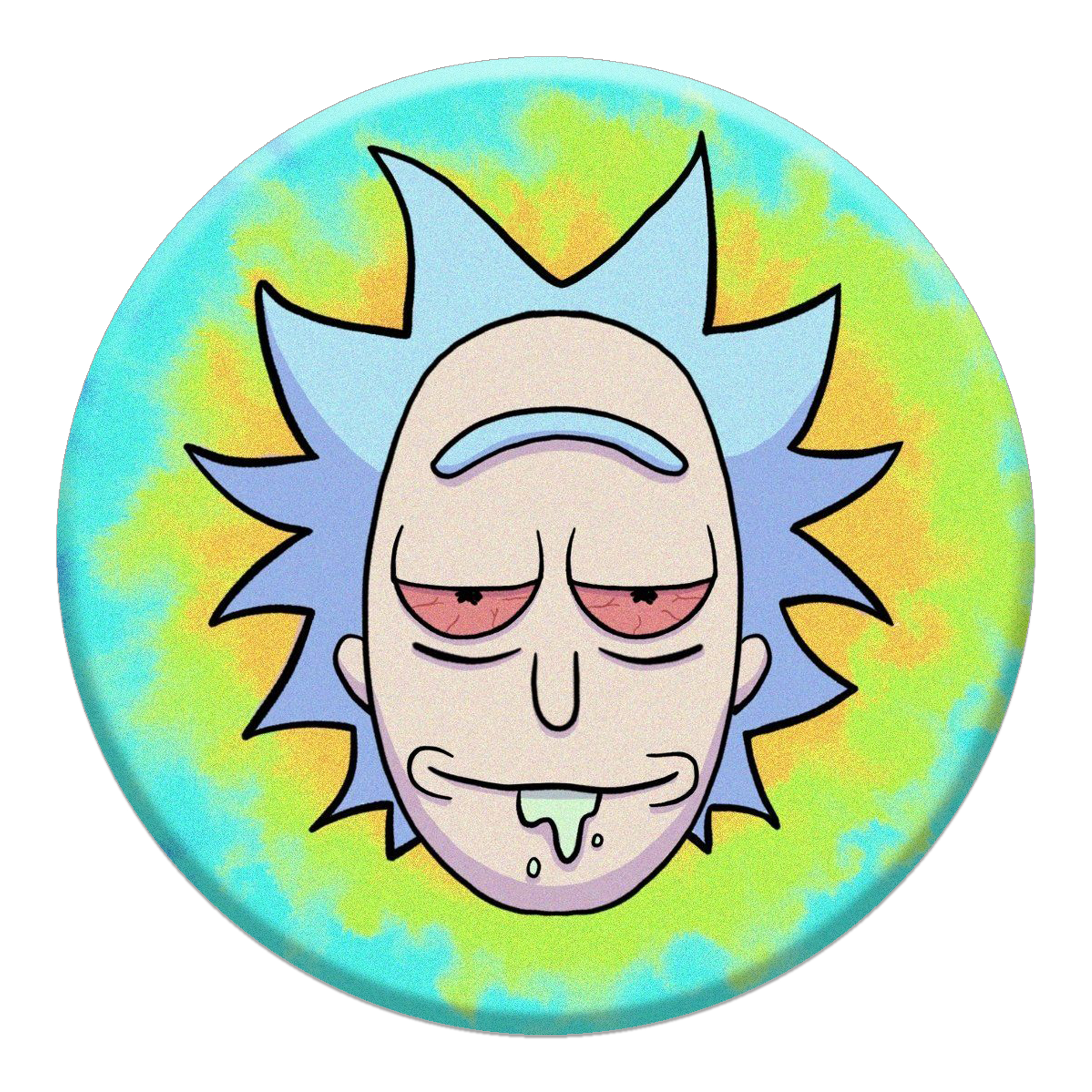 برچسب موبایل مدل Red eyes rick مناسب برای پایه نگهدارنده مغناطیسی