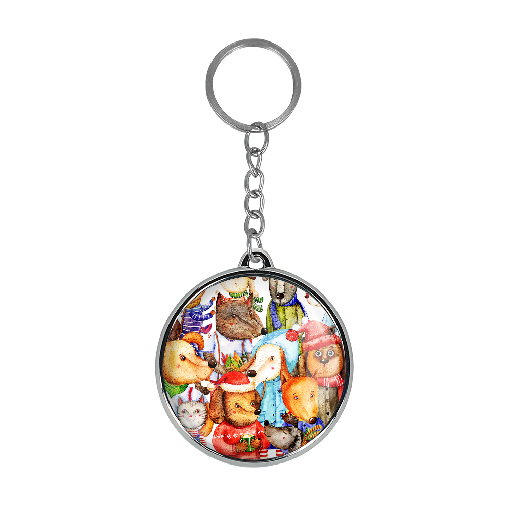 جاکلیدی خندالو طرح حیوانات مدل دوطرفه کد 50275013