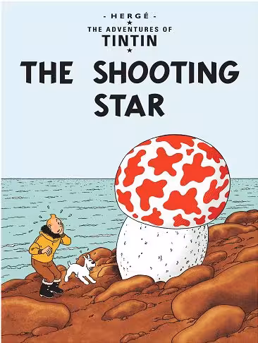 کتاب Tintin The Shooting Star تیراندازی ستاره ای (ماجراهای تن تن 10) گلاسه
