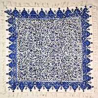 رومیزی قلمکار صدر مدل ممتاز بادومی کد 80

