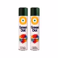 اسپری  رنگ سبز سیر گرین دات مدل G2 حجم 300 میلی لیتر مجموعه 2 عددی