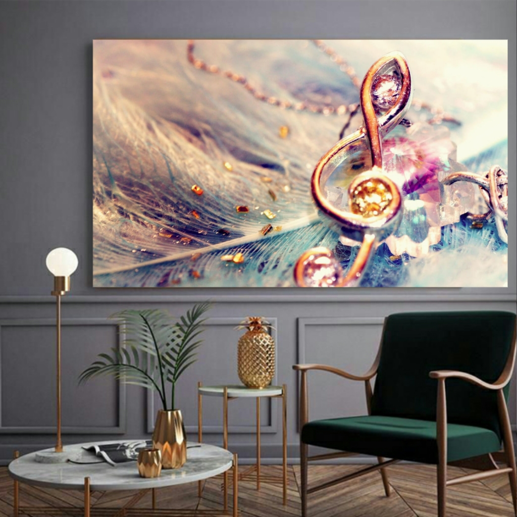  تابلو بوم طرح نت موسیقی مدل SDB314