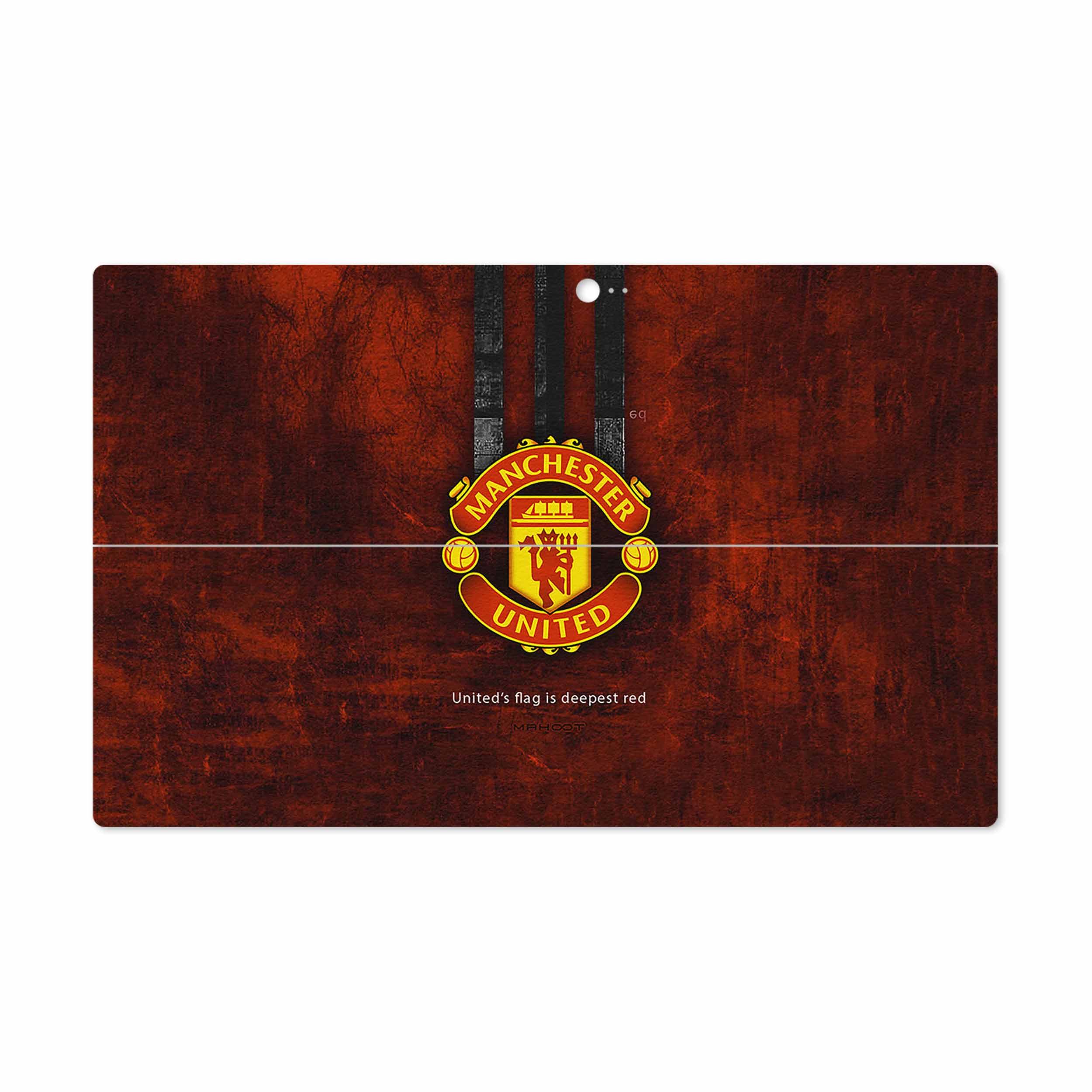 برچسب پوششی ماهوت مدل Manchester-United مناسب برای تبلت مایکروسافت Surface 2 RT 2013
