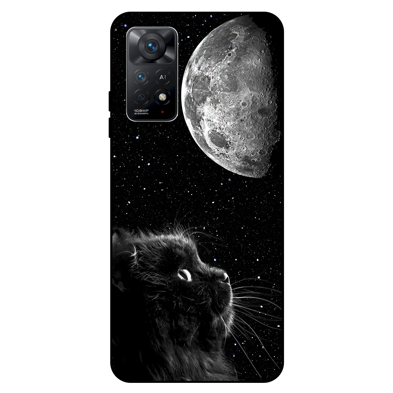 کاور مگافون طرح گربه مدل 1882 مناسب برای گوشی موبایل شیائومی Redmi Note 11 Pro 4G / 5G