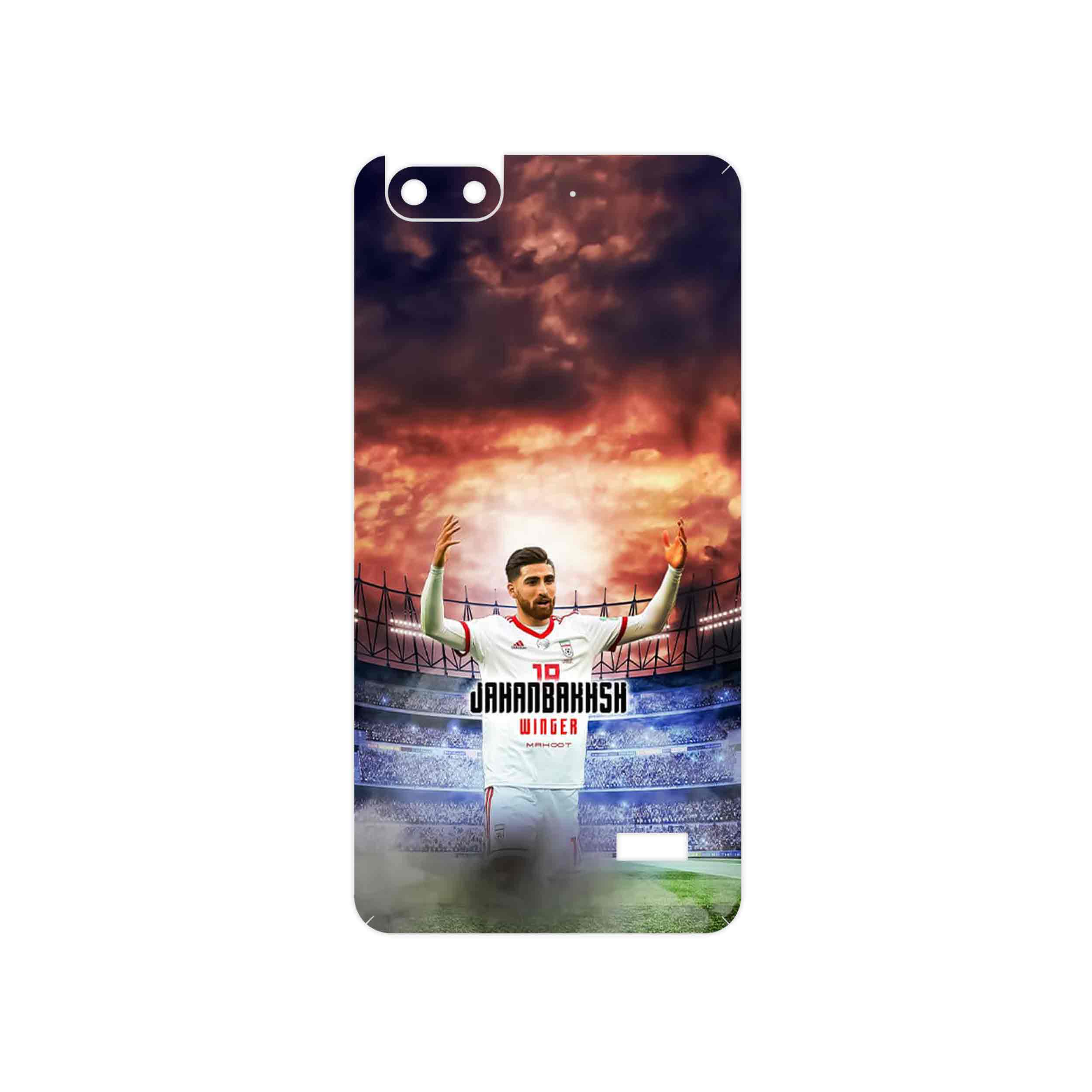 برچسب پوششی ماهوت مدل Alireza Jahanbakhsh مناسب برای گوشی موبایل آنر 4C