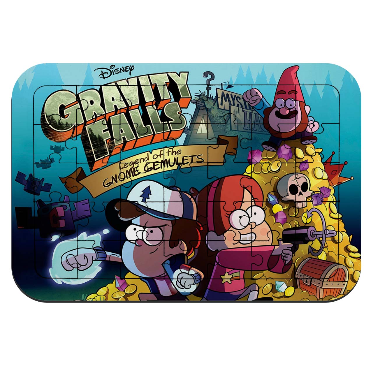 پازل 35 تکه طرح انیمیشن آبشار جاذبه مدل NI606