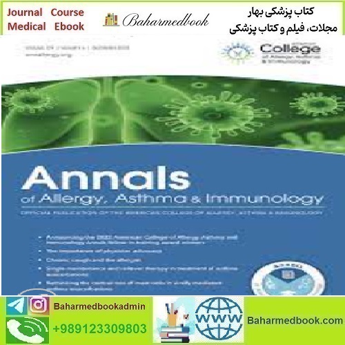 Annals of Allergy Asthma & Immunology Volume 129 Issue 1 to 6