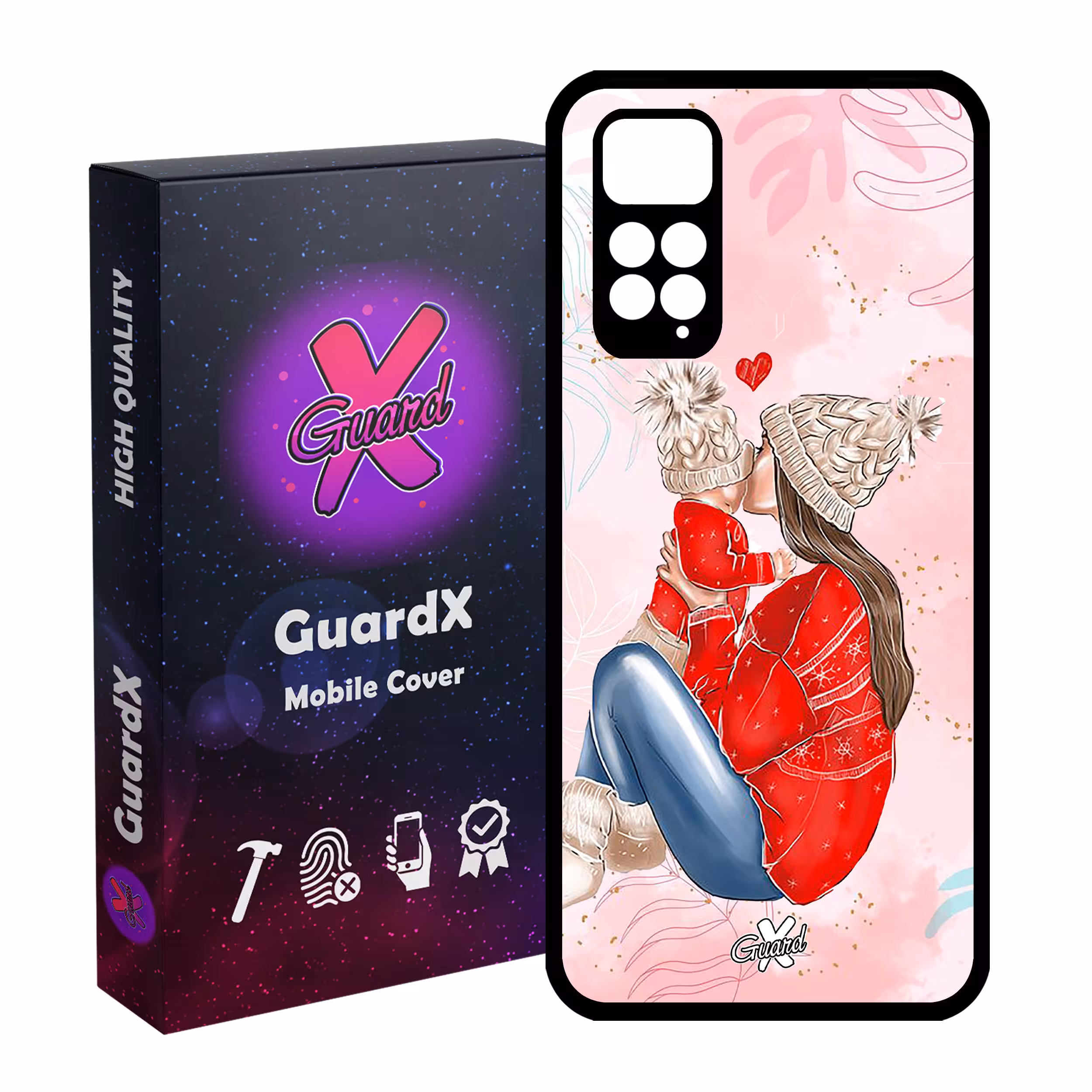 کاور گارد ایکس طرح دختر مدل Glass10335 مناسب برای گوشی موبایل شیائومی Redmi Note 11S/ Note 11 4G