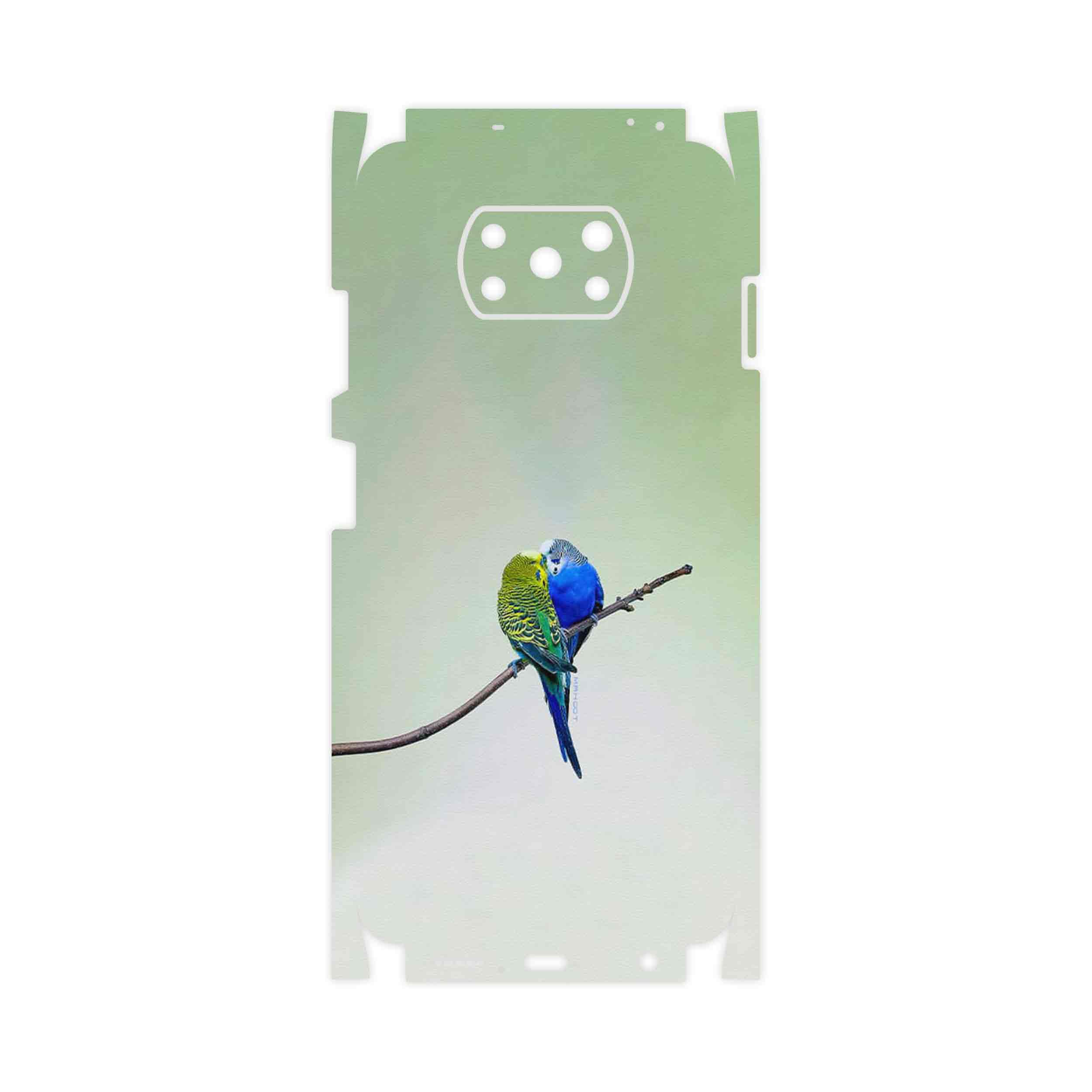 برچسب پوششی ماهوت مدل Lovebird-FullSkin مناسب برای گوشی موبایل شیائومی Poco X3 Pro