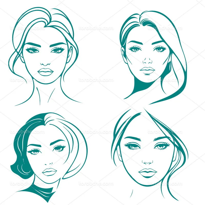 لوگوی آرایشگاه بانوان | گرافیک با طعم تربچه