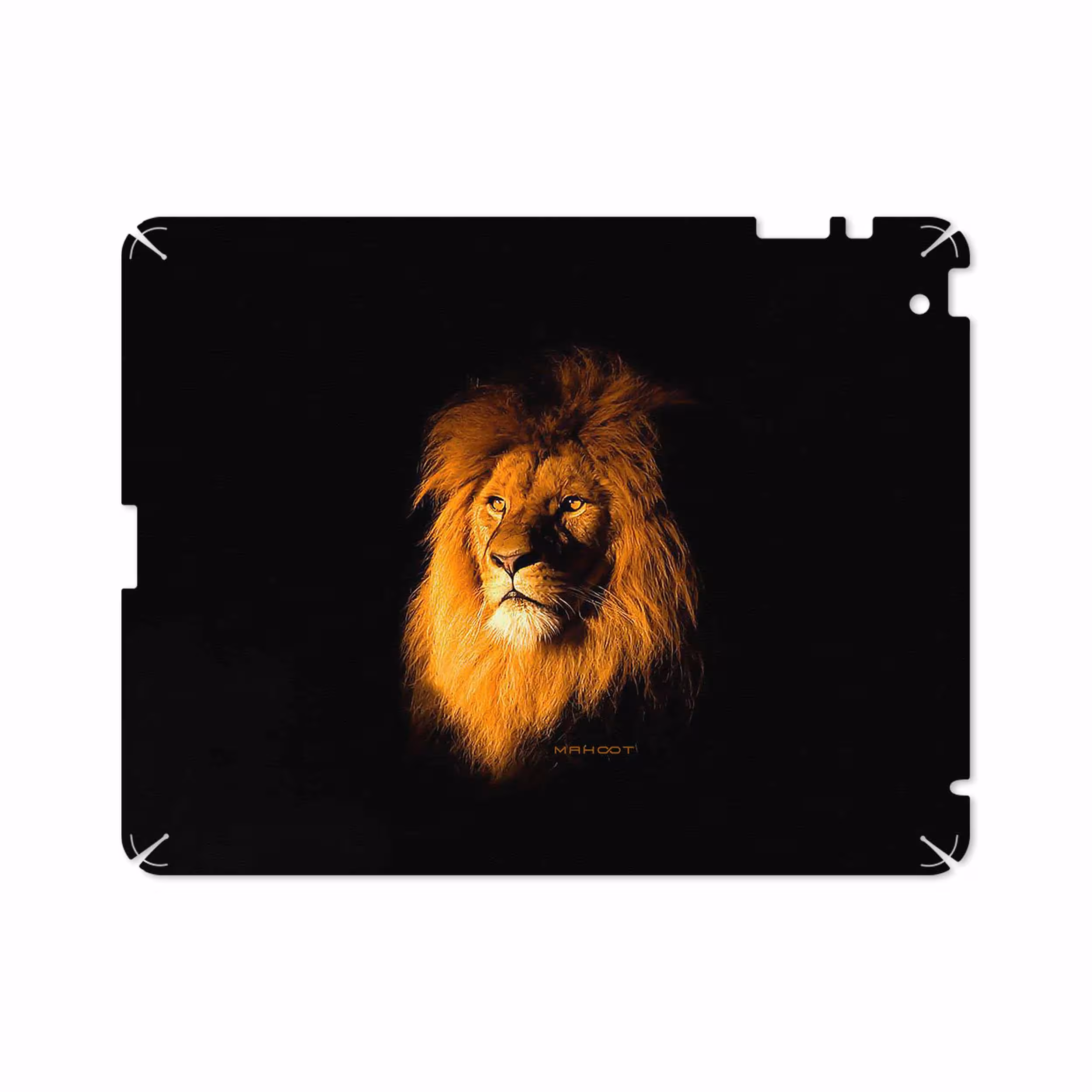 برچسب پوششی ماهوت مدل Lion مناسب برای تبلت اپل iPad 2 2011 A1396