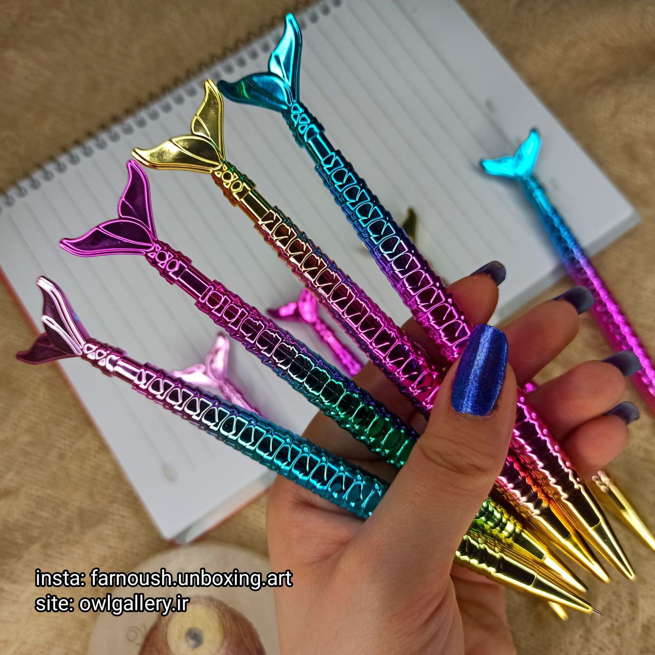 مداد نوکی (اتود) طرح پری دریایی