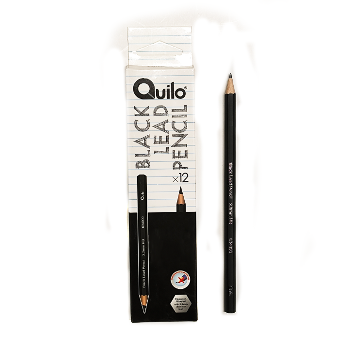 مداد مشکی کویلو بسته 12 عددی