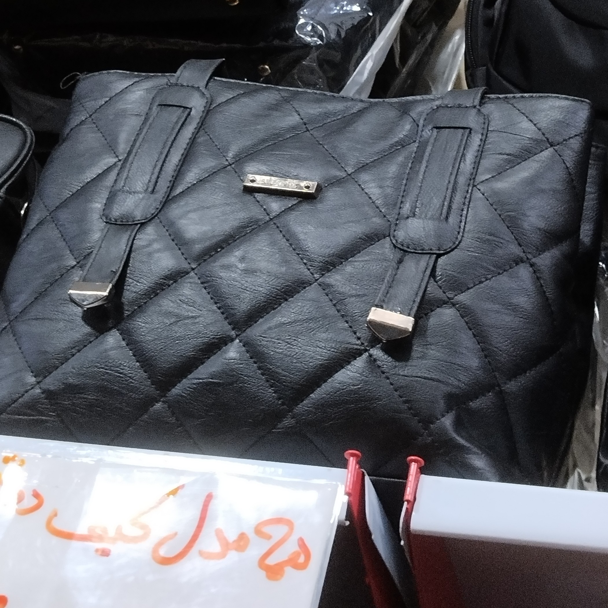 کیف دوشی زنانه شیک مشکی جادار 