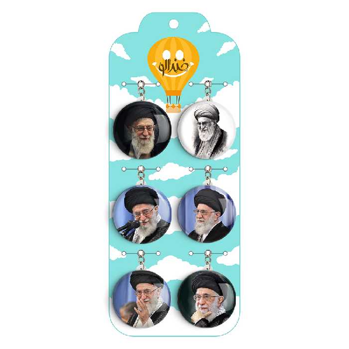 جاکلیدی خندالو طرح تصویر رهبر کد 136A مجموعه 6 عددی