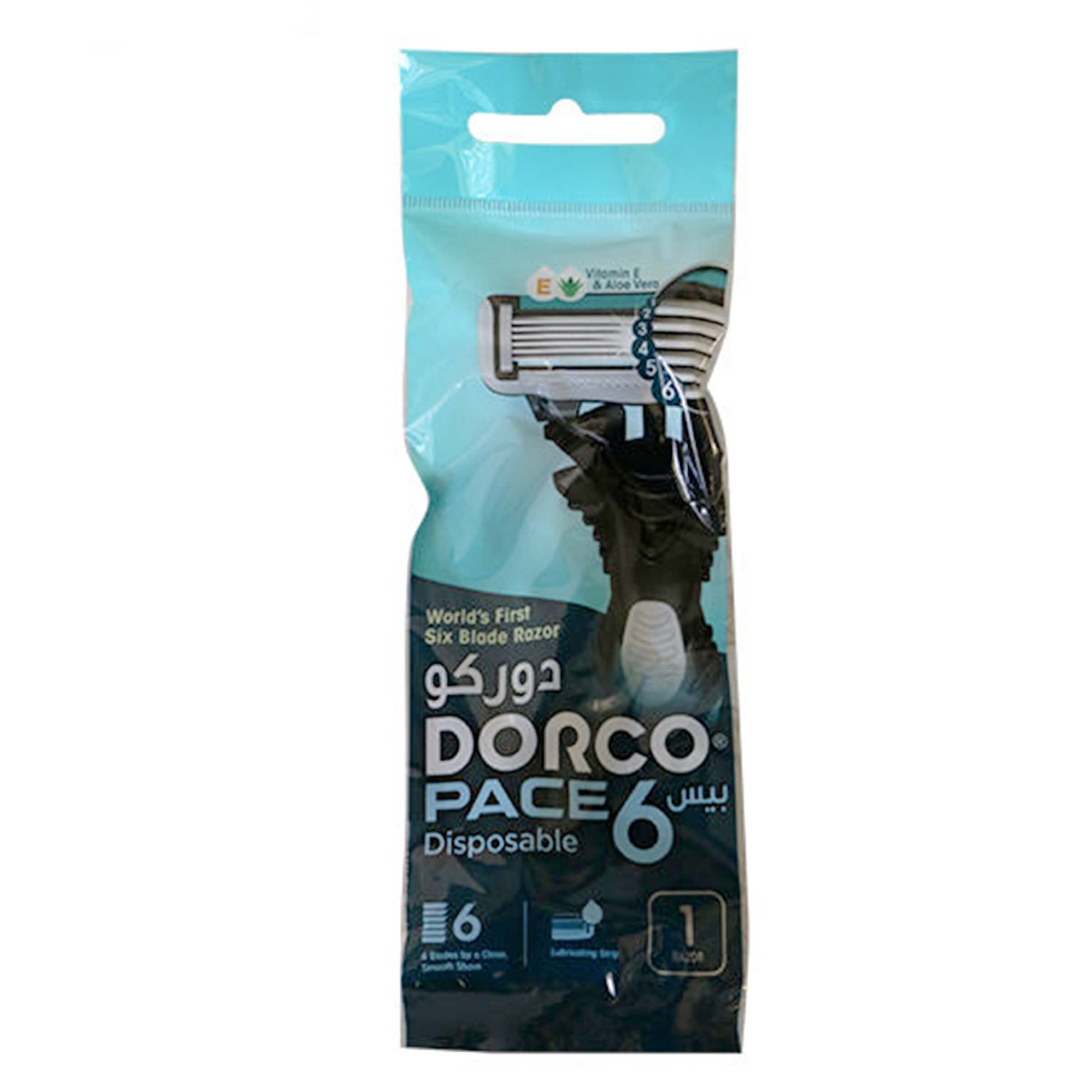 ژیلت 6 لبه تک عددی صابوندار dorco ساخت کره