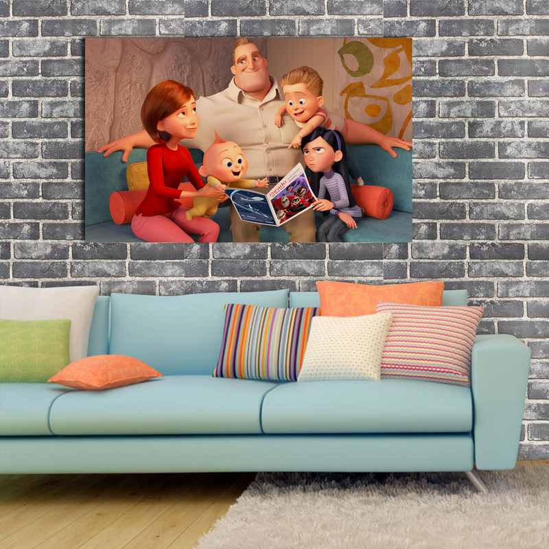 تابلو شاسی کودک مدل شگفت انگیزان کد 14 | دنیای قاب